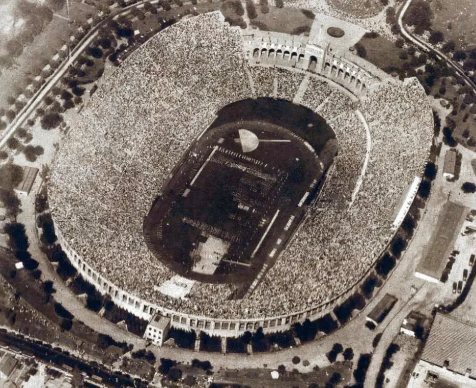 1932 Olympics at the Los Angeles Memorial Coliseum