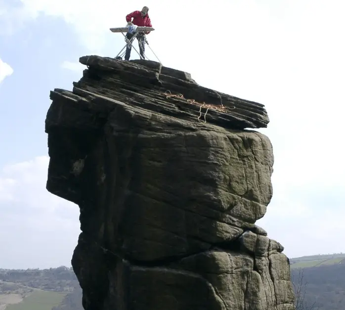 Extreme ironing