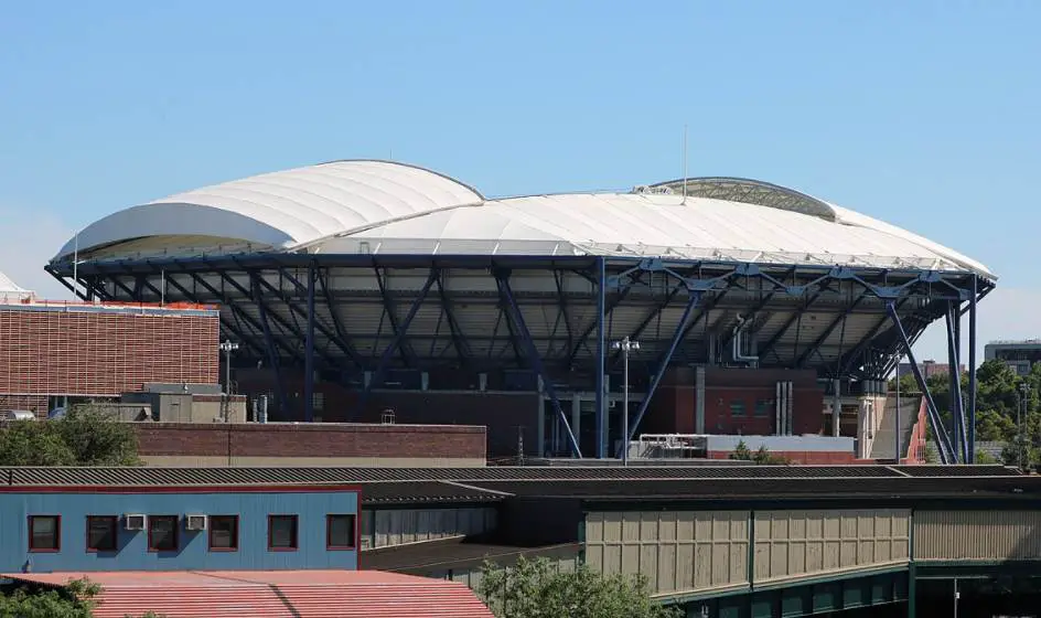 Arthur Ashe stadium roof