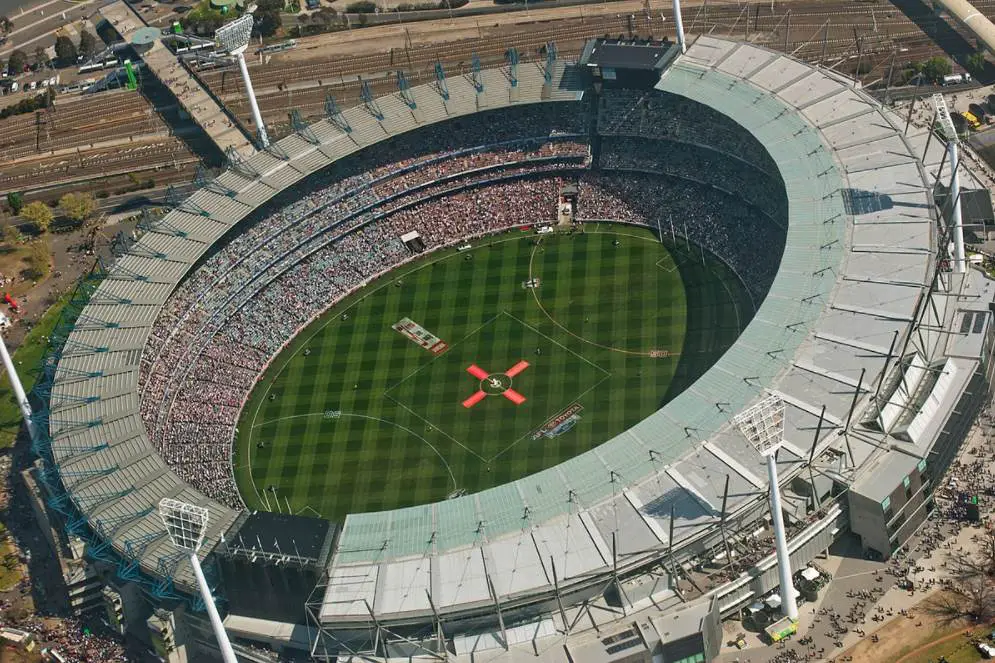 Biggest stadiums in Australia Melbourne Cricket Ground