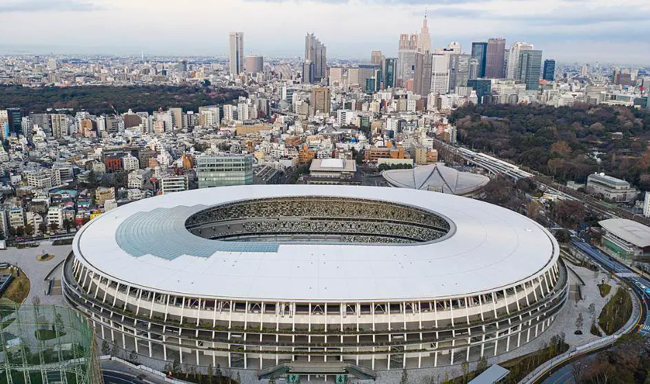 Biggest stadiums in Japan National Stadium Tokyo