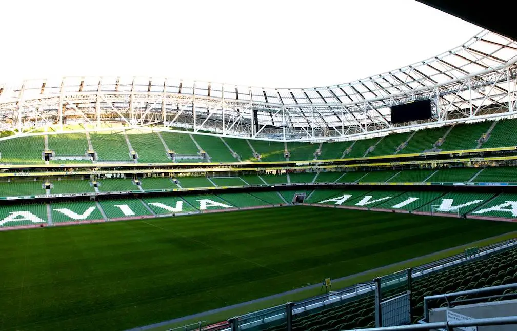 Biggest stadiums in Ireland Aviva Stadium
