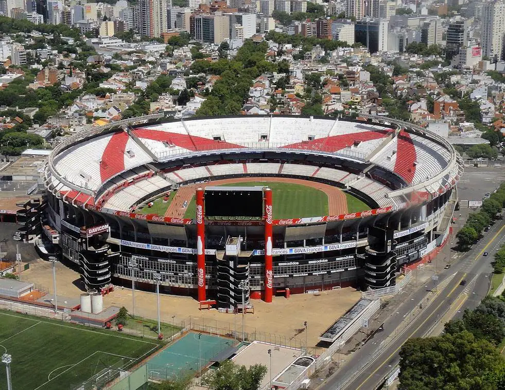 Biggest stadiums in Argentina Estadio Monumental Antonio Vespucio Liberti