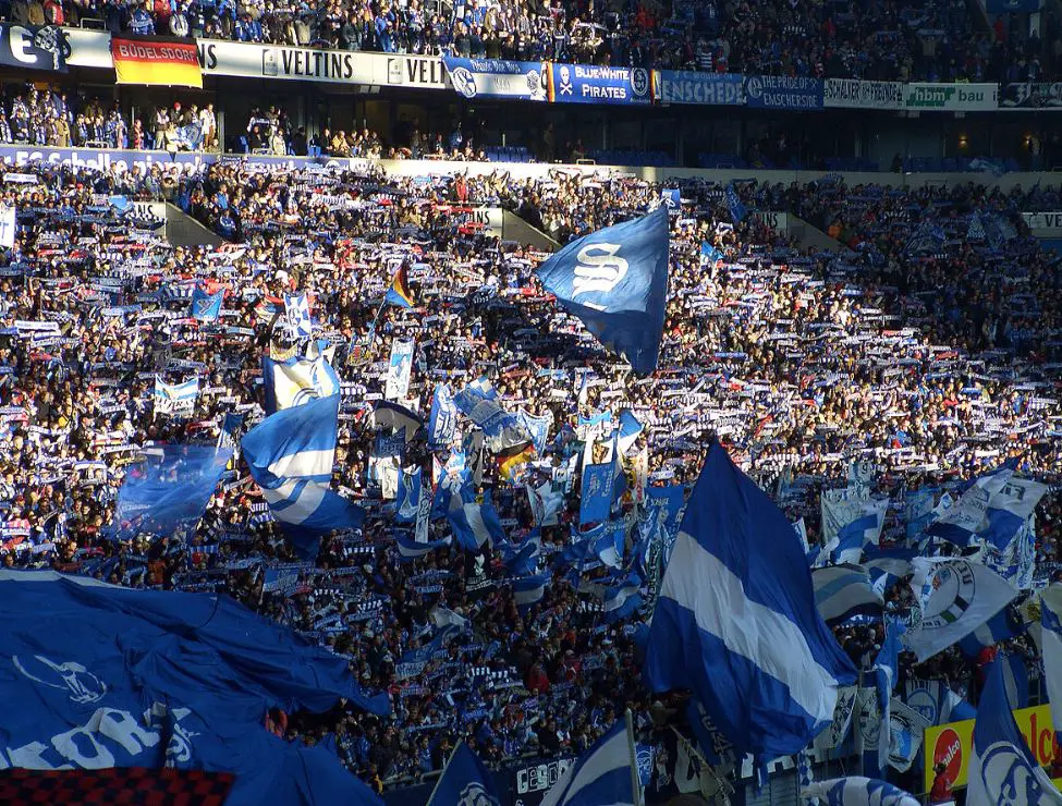 FC Schalke 04 Fans at the Veltins Arena